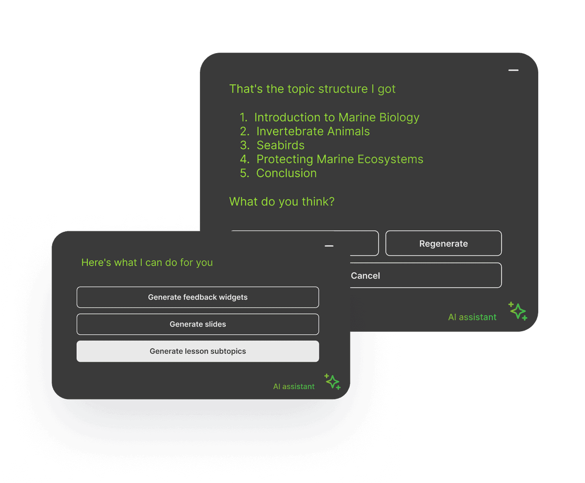 Subtopics generation demonstration